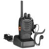 BF-88E 1500mAh Ultra-long Standby Walkie-talkie EU Standard Black