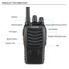 BF-88E 1500mAh Ultra-long Standby Walkie-talkie EU Standard Black