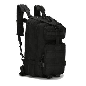 Outdoor Tactical Bag Camping Sports Backpack (Color: black)