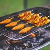 BBQ Grill Mat Non-Stick Mesh Mat Baking Sheet Liner Reusable Reversible Washable