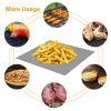 BBQ Grill Mat Non-Stick Mesh Mat Baking Sheet Liner Reusable Reversible Washable